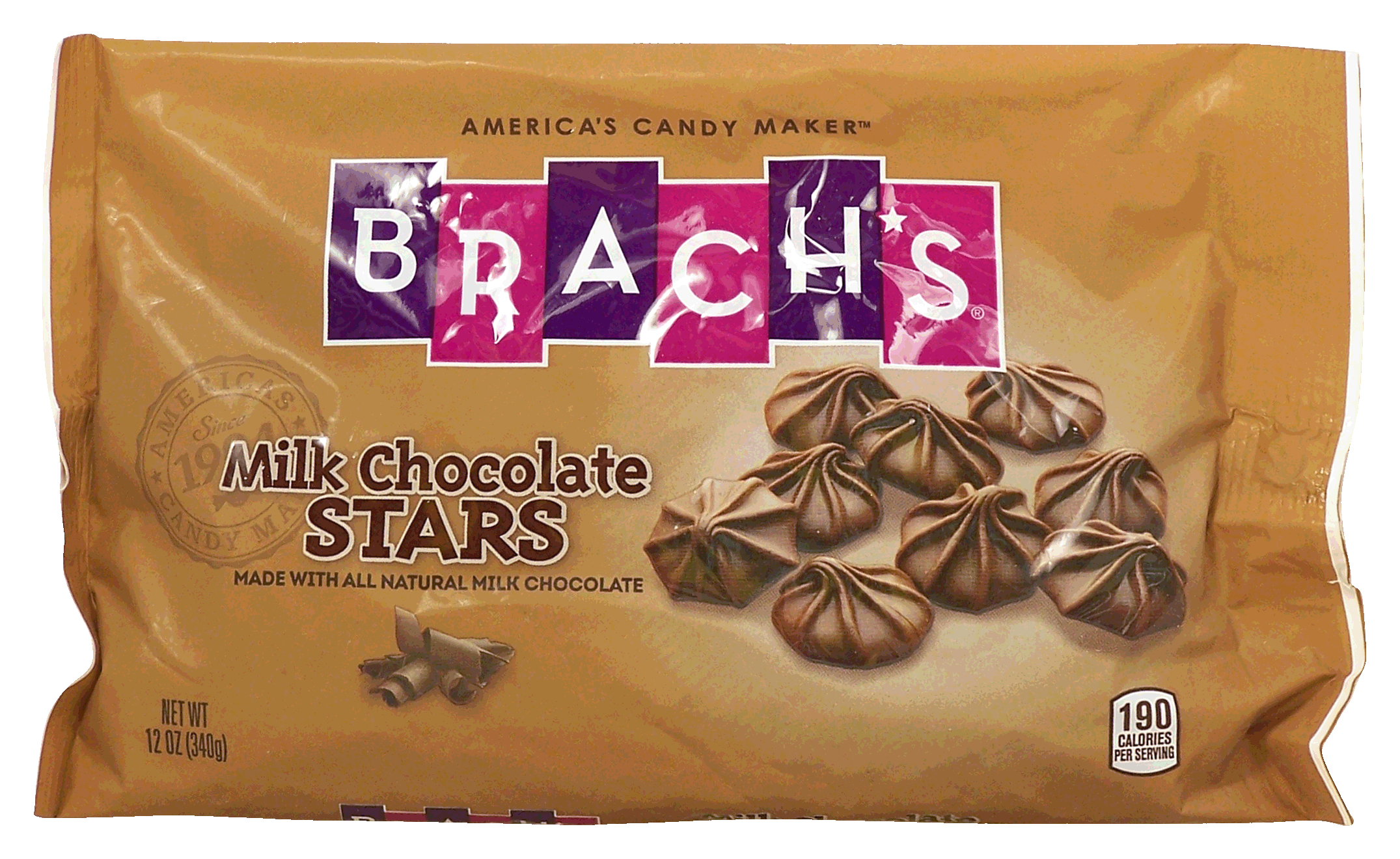 Brach's Milk Chocolate Stars star shaped 100% milk chocolate Full-Size Picture